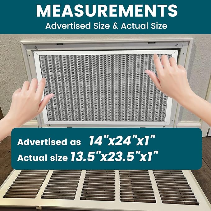 14x24x1 Air Filter-MERV 8, Washable & Reusable Electrostatic Air Filter - Image 4