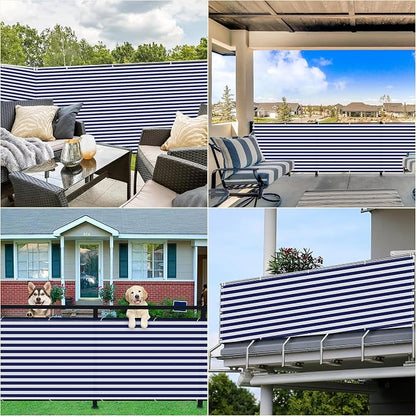 Privacy Fence Screen 4.9' x 49.2' UV Protection Weather-Resistant Outdoor - Image 7