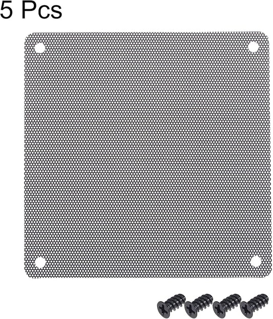uxcell PC Dust Fan Screen with Screws - Image 2