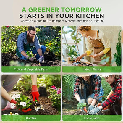 Nutrichef 3L Electric Kitchen Composter - Image 8