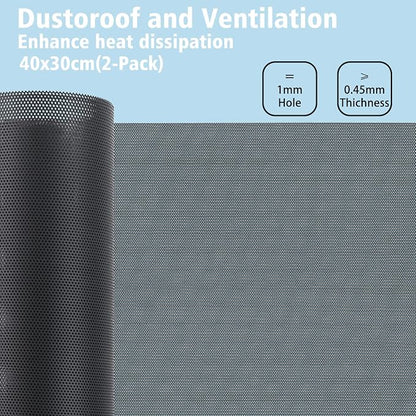 400x300mm DIY PC Case Dust Mesh Filter, PVC Dustproof Mesh Filter Cover - Image 2