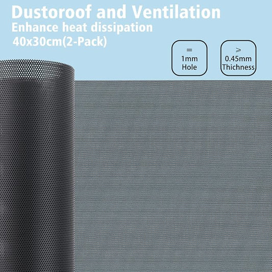 400x300mm DIY PC Case Dust Mesh Filter, PVC Dustproof Mesh Filter Cover - Image 2