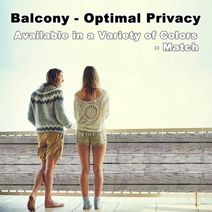 Fence Privacy Screen 3.9' x 23' UV-Protection Wind-Resistant Outdoor Privacy - Image 2