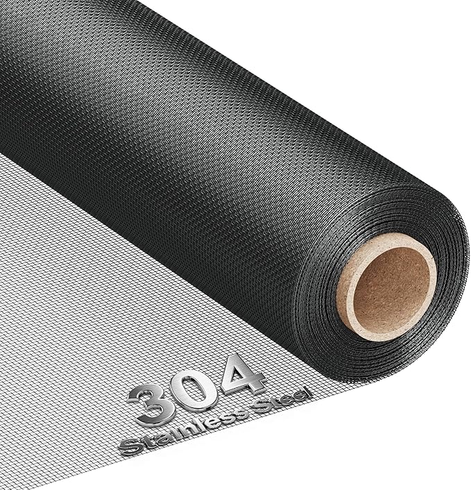 MAGZO 304 Stainless Steel Mesh Screen Roll 35in x 16ft by MAGZO
