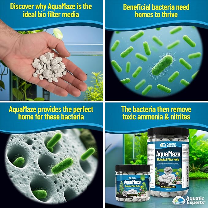 Aquatic Experts AquaMaze Aquarium Bio Media – 1L - Image 3