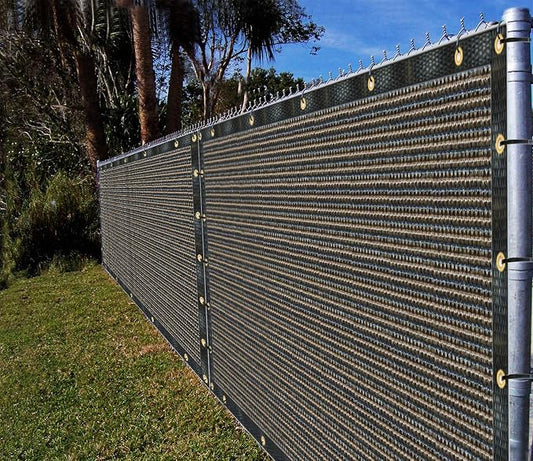 Ifenceview 6'x3' to 6'x50' Brown Shade Cloth/Fence Privacy Screen Fabric Mesh by Unknown