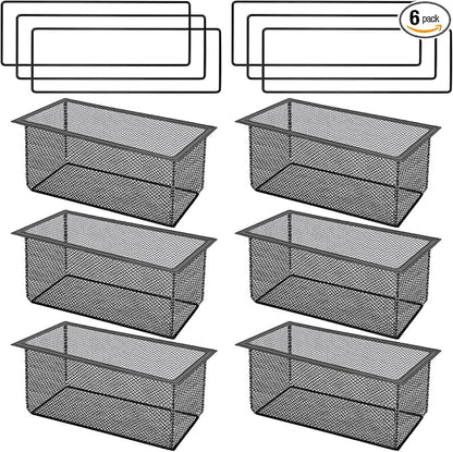 6PCS Floor Register Cover Trap 4"x10", Mesh Floor Vent Screen Net by Anglekai
