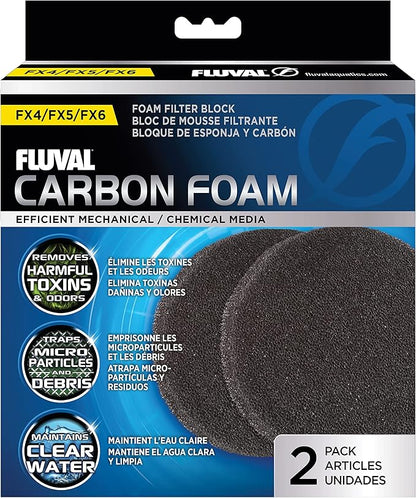 Fluval FX Carbon Foam, Replacement Aquarium Filter Media by Fluval