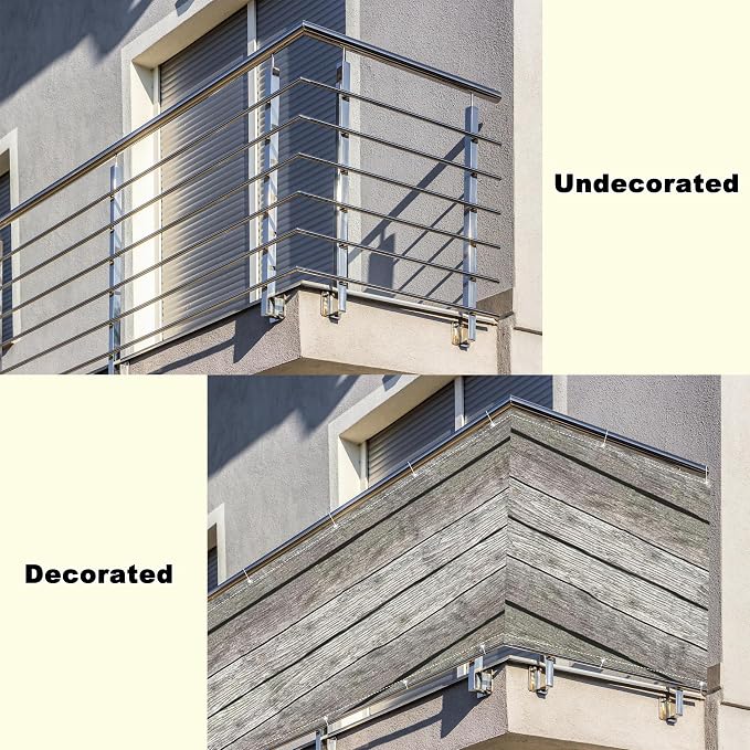 Privacy Screen Protector 3' x 32.8' UV Protection 96% Patio Privacy Screen - Image 8