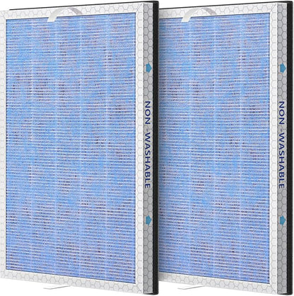 2 PACK MSA3/MSA3S HEPA Replacement Filter Compatible by JORAIR
