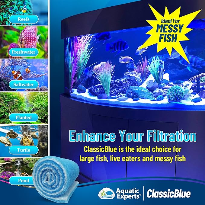 Aquatic Experts Classic Bonded Aquarium Filter Pad -18 Inches by 12 Feet by .75 - Image 7