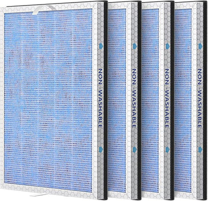 4 PACK MSA3/MSA3S HEPA Replacement Filter Compatible by JORAIR