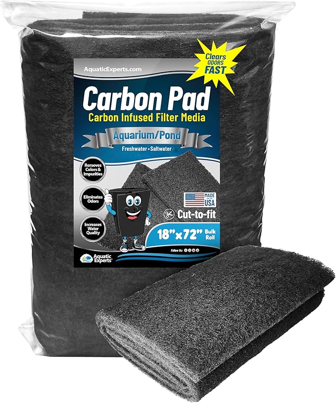 Aquarium Carbon Pad by AquaticExperts