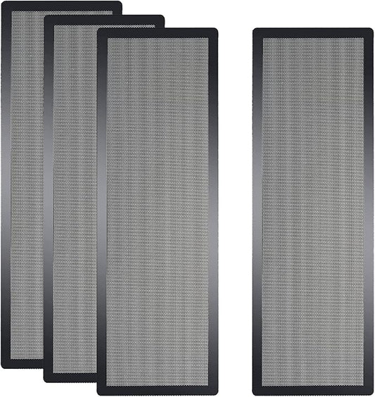 360x120mm PC Case Dust Mesh Filter, Magnetic Frame Computer Fan Dust Mesh PC by YSSHUI