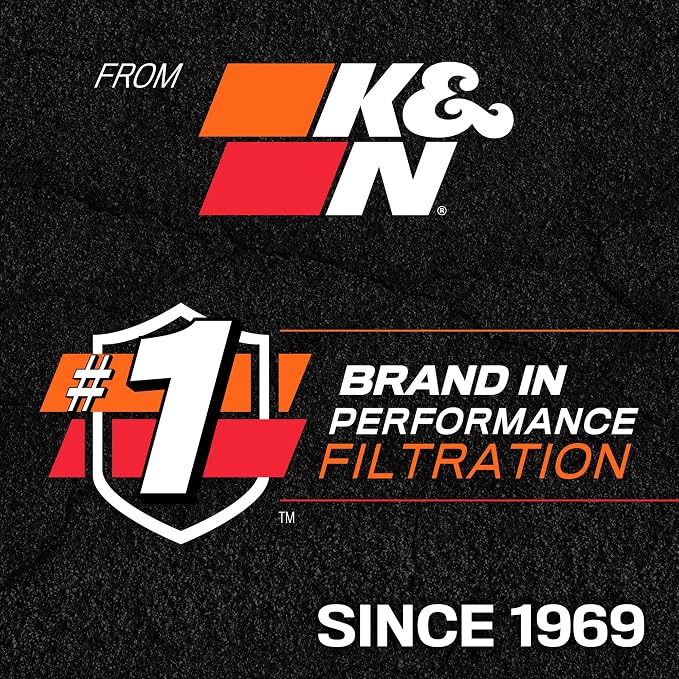 K&N Engine Air Filter: Long Life 18, 000 Mile Replacement Air Filter: Compatible - Image 6