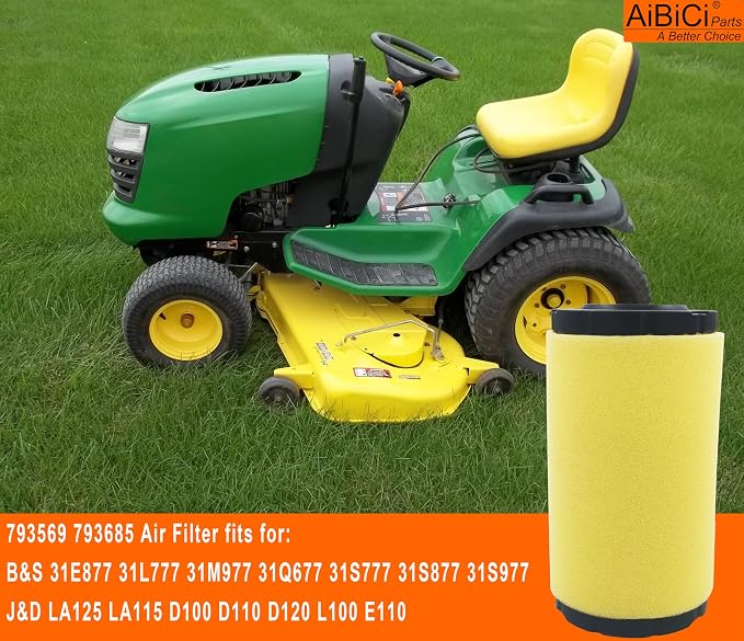 793569 Air Filter Compatible Briggs and Stratton 793685 Craftsman John-Dere - Image 2