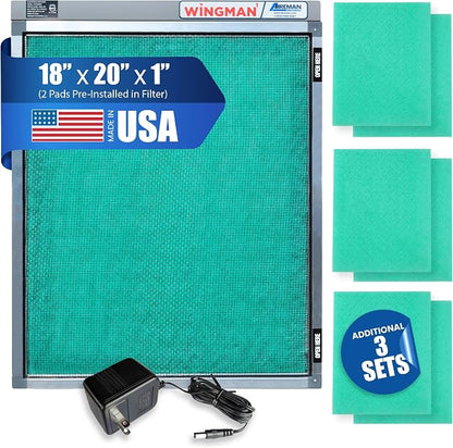 18x20x1 Polarized Media Electronic Air Filter by WINGMAN1
