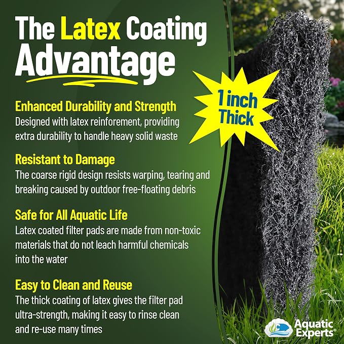 Aquatic Experts Classic Koi Pond Filter Pad COARSE – Bulk Roll Pond Filter Media - Image 3