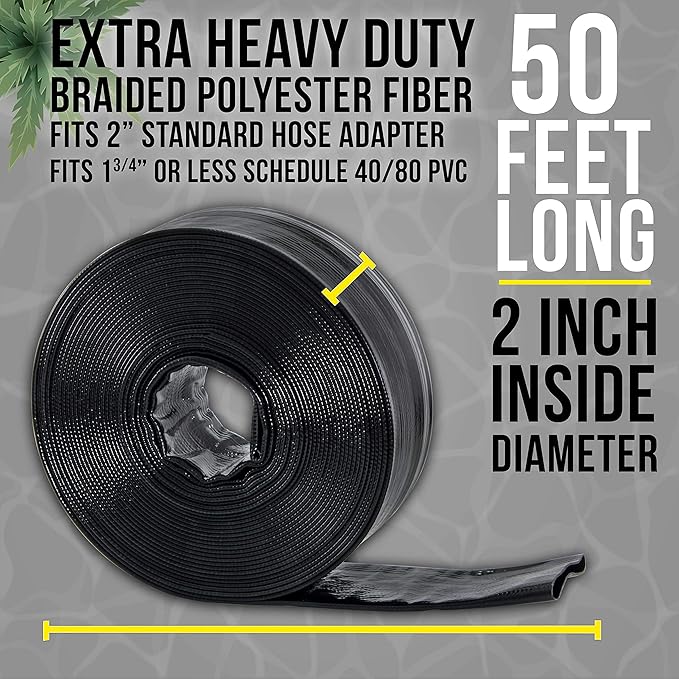 U.S. Pool Supply Pool Backwash Hose 2 Inch Diameter x 50 Feet - Image 3