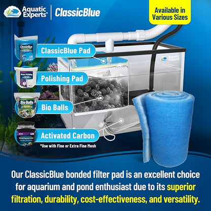 Aquatic Experts Classic Bonded Aquarium Filter Pad -12 Inches by 12 Feet by .75 - Image 3