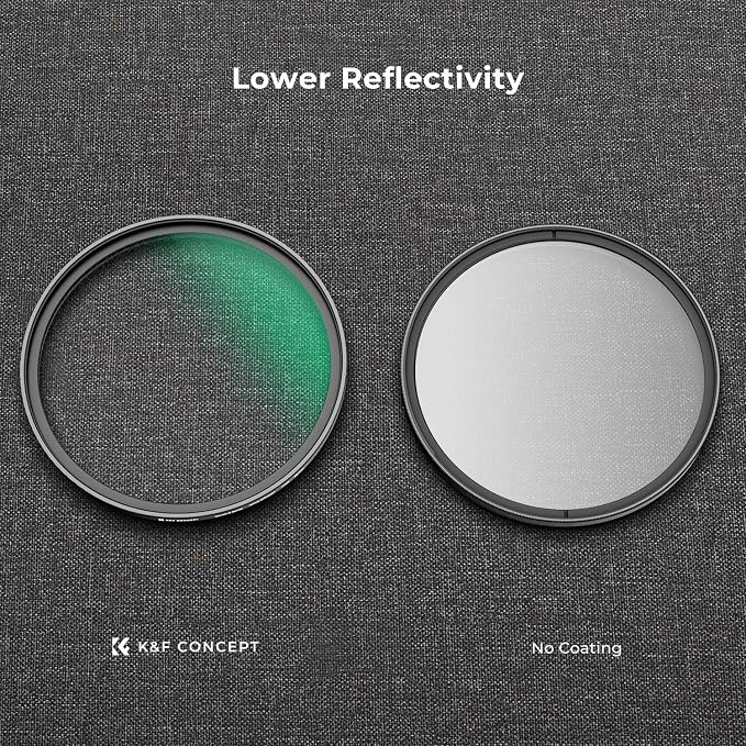 K&F CONCEPT 52mm White Mist 1/4 Filter, 18 Multi-Layer Coatings Dreamy Soft - Image 5