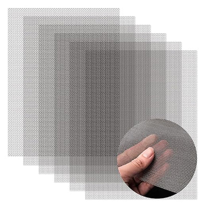 6 Pack 6x8 Inch Wire Mesh, 20 Mesh Stainless Steel Mesh, Never Rust Sturdy by AMZDEPOT
