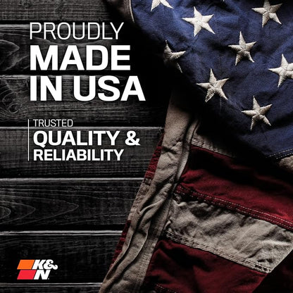 K&N High-Flow Original Lifetime Engine Air Filter: Increase Power: Premium - Image 10