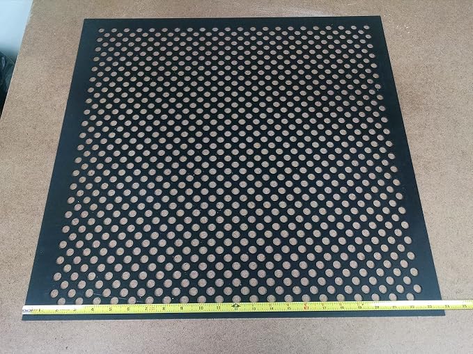 2'x2' Black Plastic Perforated Tile, 3 Pack, - Image 7