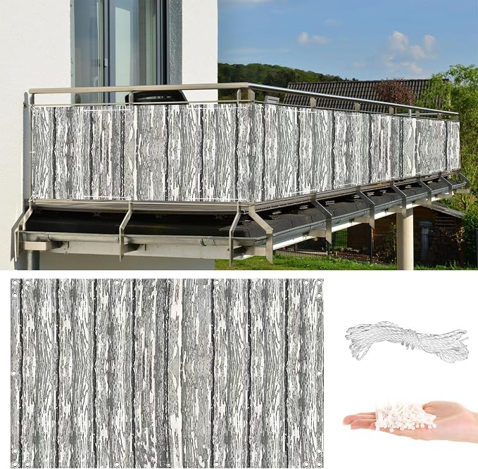 Privacy Screen 3.9' x 23' UV Protection Weather-Resistant Outdoor Privacy Screen - Image 8