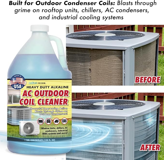 Natural's Freedom HVAC Outdoor Coil Cleaner Gallon - Image 3