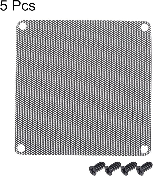 uxcell PC Dust Fan Screen with Screws - Image 2
