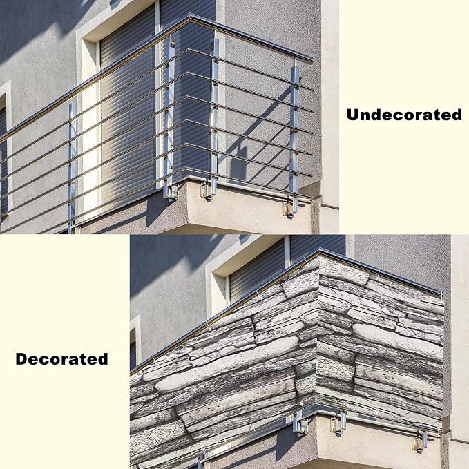Fence Privacy Screen 3.1' x 9.8' Durable UV-Resistant Outdoor Dog Fence - Image 8