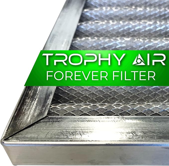 | Merv 8 | Washable & Reusable AC/Furnace Filter | Lifetime HVAC & Furnace Air by TrophyAir