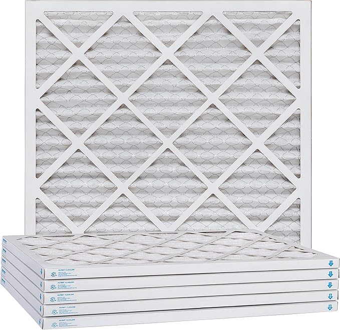 Aerostar 25x25x1 MERV 8, Pleated Air Filter, Box of 6, Made in the USA - Image 3