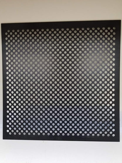 2'x2' Black Plastic Perforated Tile, 3 Pack, - Image 3