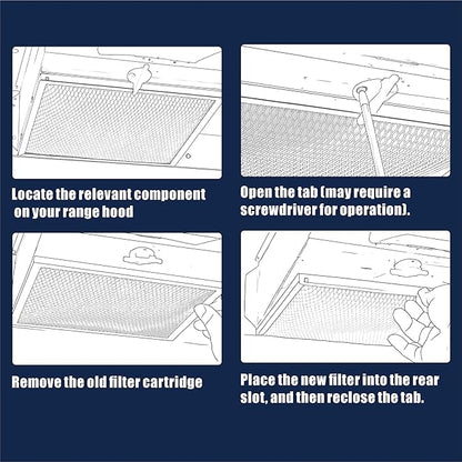 97007696 Range Hood Filter 41F Stove Vent Hood Filters - Image 6
