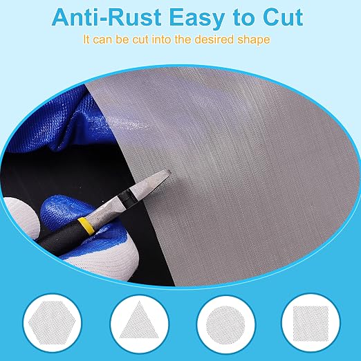 4 Pcs 13x9 40 Mesh 304 Stainless Steel Wire Mesh Sheet, Rustproof Metal Mesh - Image 7