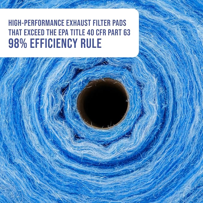 Master Airbrush Elite Paint Spray Booth Exhaust Filter Roll 60" x 200' - Image 4